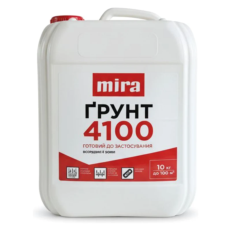 Ґрунтовка Mira 4100 — каністра 10 кг, упаковка продукту