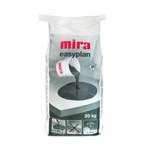 Наливна підлога Mira easyplan — оновлена упаковка продукту