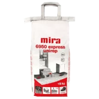Ремонтно-шпаклювальна суміш Mira 6950 express unirep — упаковка продукту
